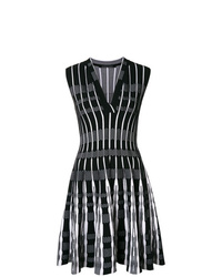 Черно-белое платье с пышной юбкой от Antonino Valenti