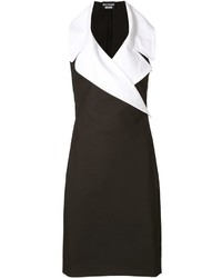 Черно-белое платье-футляр от Moschino