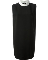 Черно-белое платье от Saint Laurent