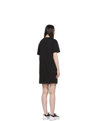 Черно-белое повседневное платье с принтом от Kenzo