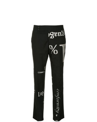Женские черно-белые брюки-галифе с принтом от Comme Des Garçons Vintage