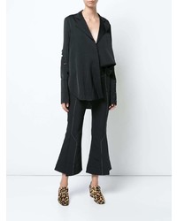 Черно-белые брюки-клеш от Ellery