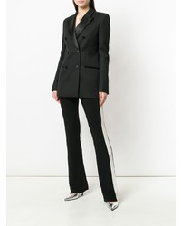 Черно-белые брюки-клеш от Norma Kamali