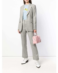 Черно-белые брюки-клеш от Alexa Chung