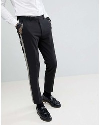 Черно-белые брюки чинос от Asos