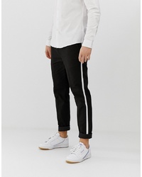 Черно-белые брюки чинос от Burton Menswear