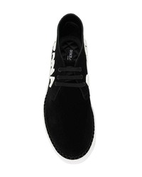 Мужские черно-белые высокие кеды от Dolce & Gabbana