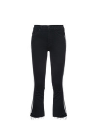 Женские черно-белые джинсы от Mother