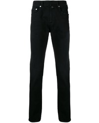 Мужские черно-белые джинсы от Neil Barrett