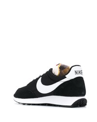 Мужские черно-белые замшевые кроссовки от Nike