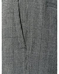 Мужские черно-белые классические брюки в клетку от Paul Smith