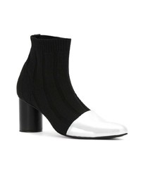 Черно-белые кожаные ботильоны от Gloria Coelho