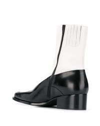 Мужские черно-белые кожаные ботинки челси от Y/Project