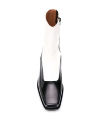 Мужские черно-белые кожаные ботинки челси от Y/Project