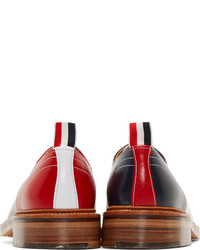 Черно-белые кожаные туфли дерби от Thom Browne