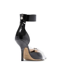 Черно-белые кожаные туфли от Midnight 00