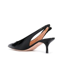 Черно-белые кожаные туфли от Bally