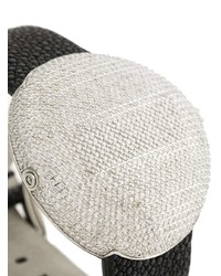 Женские черно-белые кожаные часы от Christian Koban