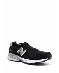 Мужские черно-белые кроссовки от New Balance