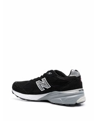 Мужские черно-белые кроссовки от New Balance