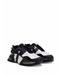 Мужские черно-белые кроссовки от Dolce & Gabbana