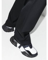 Мужские черно-белые кроссовки от Dolce & Gabbana