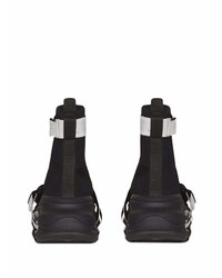 Мужские черно-белые кроссовки от Balmain