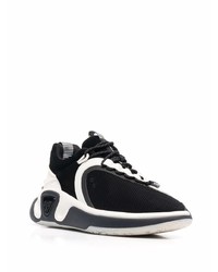 Мужские черно-белые кроссовки от Balmain