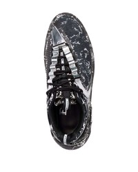 Мужские черно-белые кроссовки от Balmain