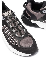 Мужские черно-белые кроссовки от Balmain