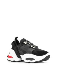 Мужские черно-белые кроссовки от DSQUARED2