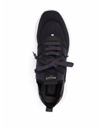 Мужские черно-белые кроссовки от Bally