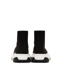 Женские черно-белые кроссовки от Balenciaga