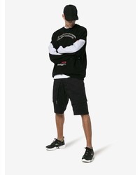 Мужские черно-белые кроссовки от Reebok