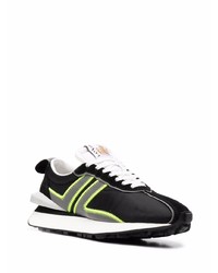 Мужские черно-белые кроссовки от Lanvin