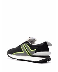 Мужские черно-белые кроссовки от Lanvin