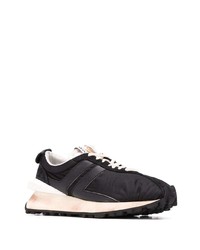 Мужские черно-белые кроссовки от Lanvin