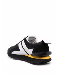 Мужские черно-белые кроссовки от Lanvin