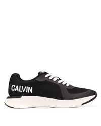 Мужские черно-белые кроссовки от Calvin Klein Jeans