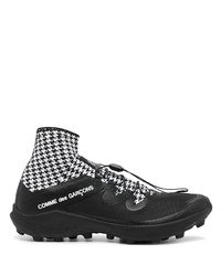 Мужские черно-белые кроссовки от Comme des Garcons