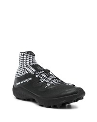 Мужские черно-белые кроссовки от Comme des Garcons