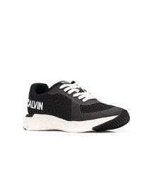 Мужские черно-белые кроссовки от Calvin Klein Jeans