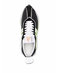 Мужские черно-белые кроссовки от Lanvin