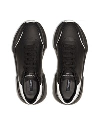 Мужские черно-белые кроссовки от Dolce & Gabbana