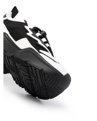 Мужские черно-белые кроссовки от Dolce & Gabbana