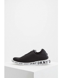 Женские черно-белые кроссовки от DKNY