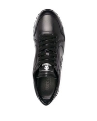 Мужские черно-белые кроссовки от Roberto Cavalli