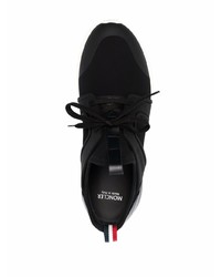 Мужские черно-белые кроссовки от Moncler