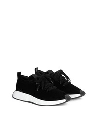 Мужские черно-белые кроссовки от Giuseppe Zanotti