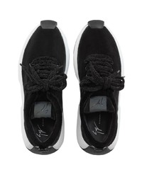 Мужские черно-белые кроссовки от Giuseppe Zanotti